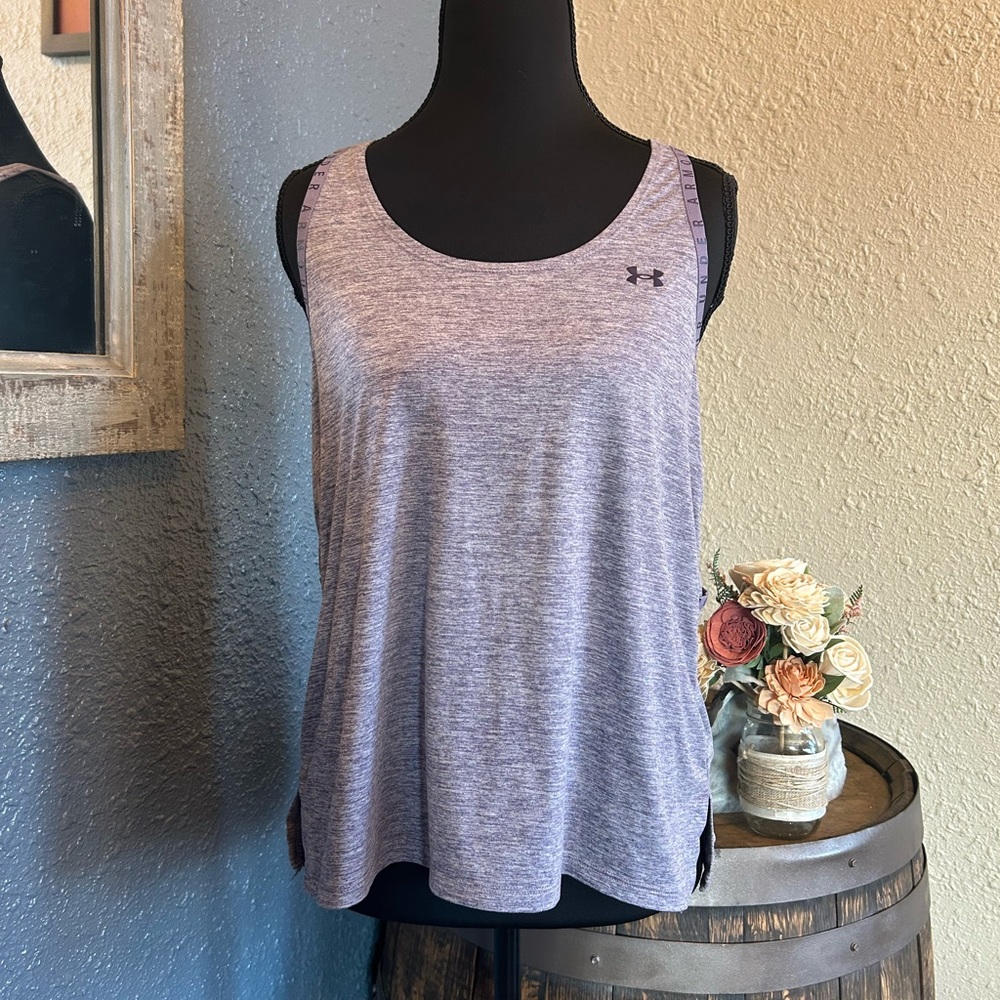 Under Armour Women's Heather Lavender Tank Top